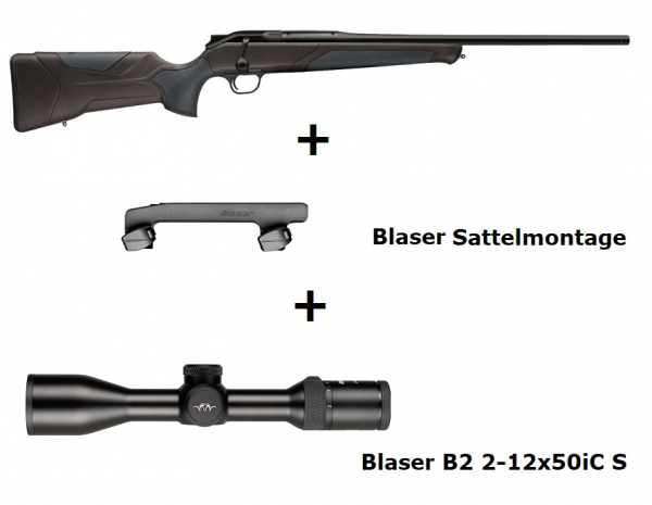 Blaser R8 Professional 2.0 (schwarzbraun) + ... / Komplettpaket